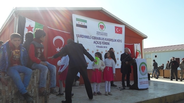 YARDIMELİ CERABLUS KARDEŞLİK KÖYÜ AÇILDI.-4