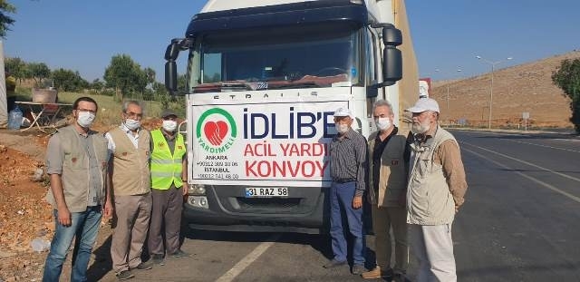İDLİBE 1 TIR UN GÖTÜRDÜK. ZİYARETTE BULUNDUK-1