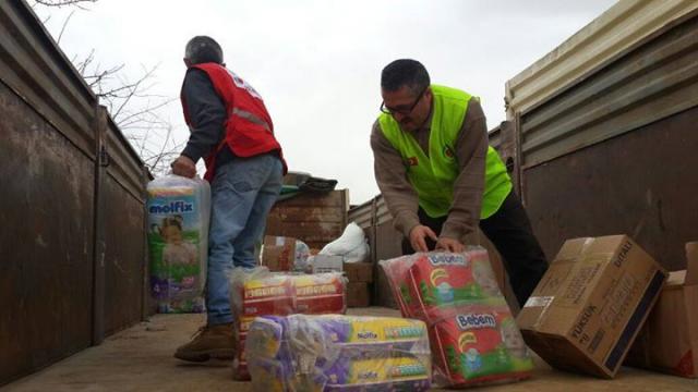 “HAYIR KERVANI” 2.TIRI KİLİS’TEKİ İHTİYAÇ SAHİPLERİNE GÖNDERİLDİ-1