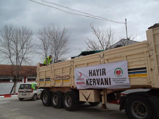 “HAYIR KERVANI” 2.TIRI KİLİS’TEKİ İHTİYAÇ SAHİPLERİNE GÖNDERİLDİ-13