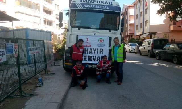 “HAYIR KERVANI” TIRI KİLİS’TEKİ İHTİYAÇ SAHİPLERİNE GÖNDERİLDİ-10
