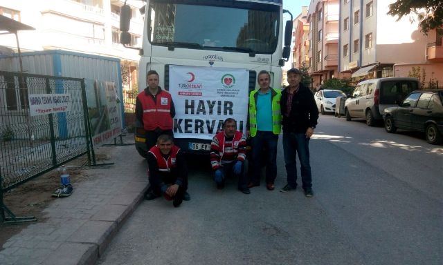 “HAYIR KERVANI” TIRI KİLİS’TEKİ İHTİYAÇ SAHİPLERİNE GÖNDERİLDİ-17