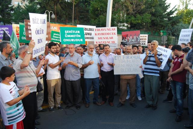 Mısır Darbesinin 1. Yılında İşbirlikçi Cunta Protesto Edildi-1