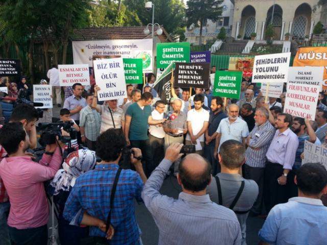 Mısır Darbesinin 1. Yılında İşbirlikçi Cunta Protesto Edildi-5