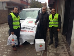 BATMANDAKİ KARDEŞLERİMİZE 1 TIR GIDA MADDESİ GÖNDERİLDİ.