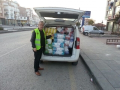 İHTİYAÇ SAHİBİ AİLELERE ÇOCUK BEZİ DAĞITILDI.