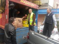 6. İnsani Yardım Tırımız Suriyeli Kardeşlerimize Ulaştı